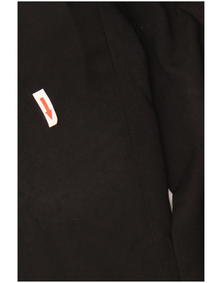 Calça chino reta masculina Marks & Spencer W36 L31 poliéster preto