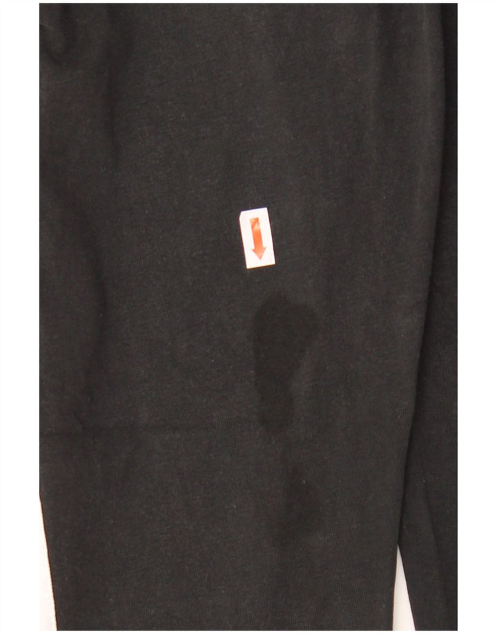 ADIDAS Womens Tight Fit Leggings UK 8/10 Pequeno Algodão Preto