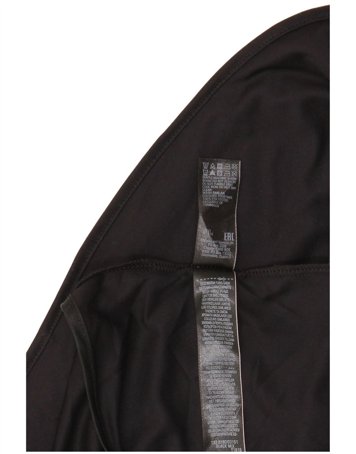 Vestido feminino Marks & Spencer UK 18 XL preto poliéster
