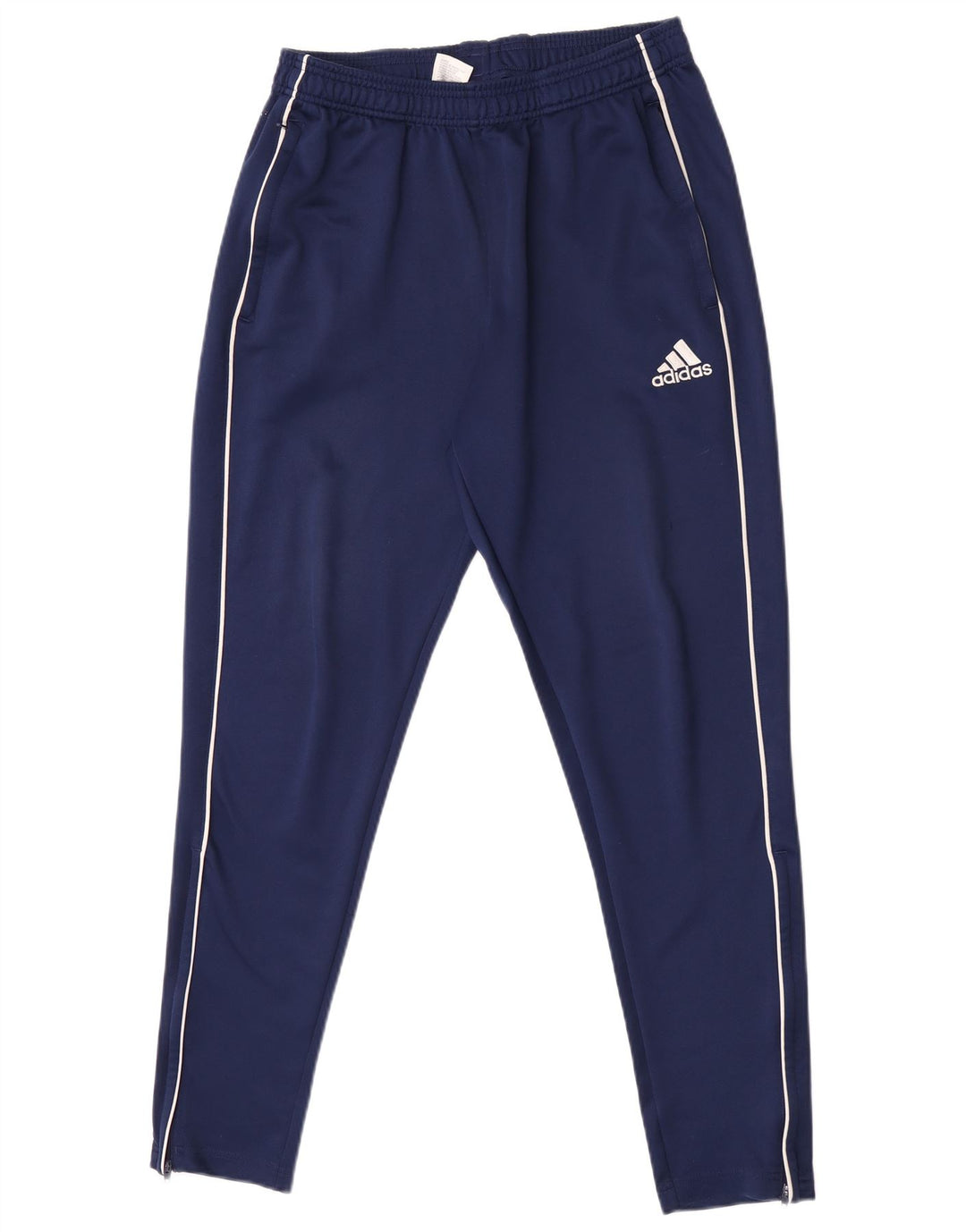 Calça de treino masculina Adidas grande poliéster azul