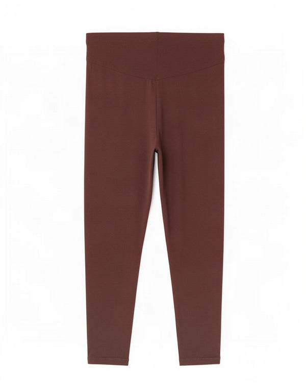 Leggings femininas Marks & Spencer UK 18 XL poliéster marrom