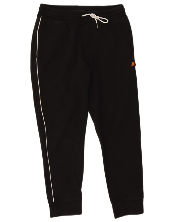 Calça de treino masculina Ellesse Joggers médio algodão preto