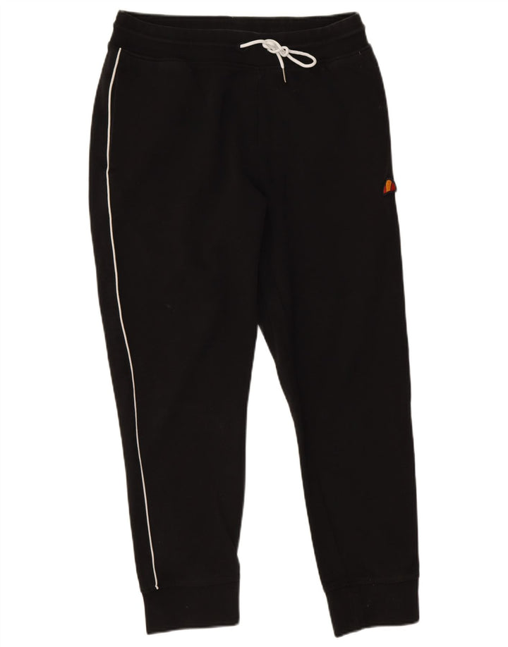 Calça de treino masculina Ellesse Joggers médio algodão preto
