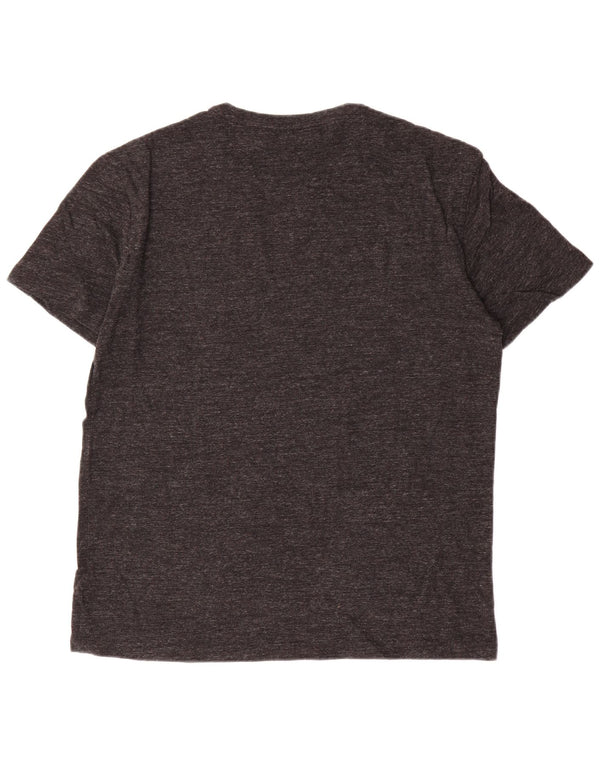 Camiseta masculina Polo Ralph Lauren Top cinza médio algodão