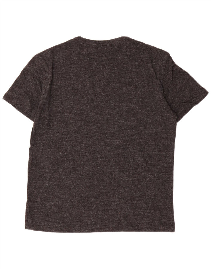 Camiseta masculina Polo Ralph Lauren Top cinza médio algodão