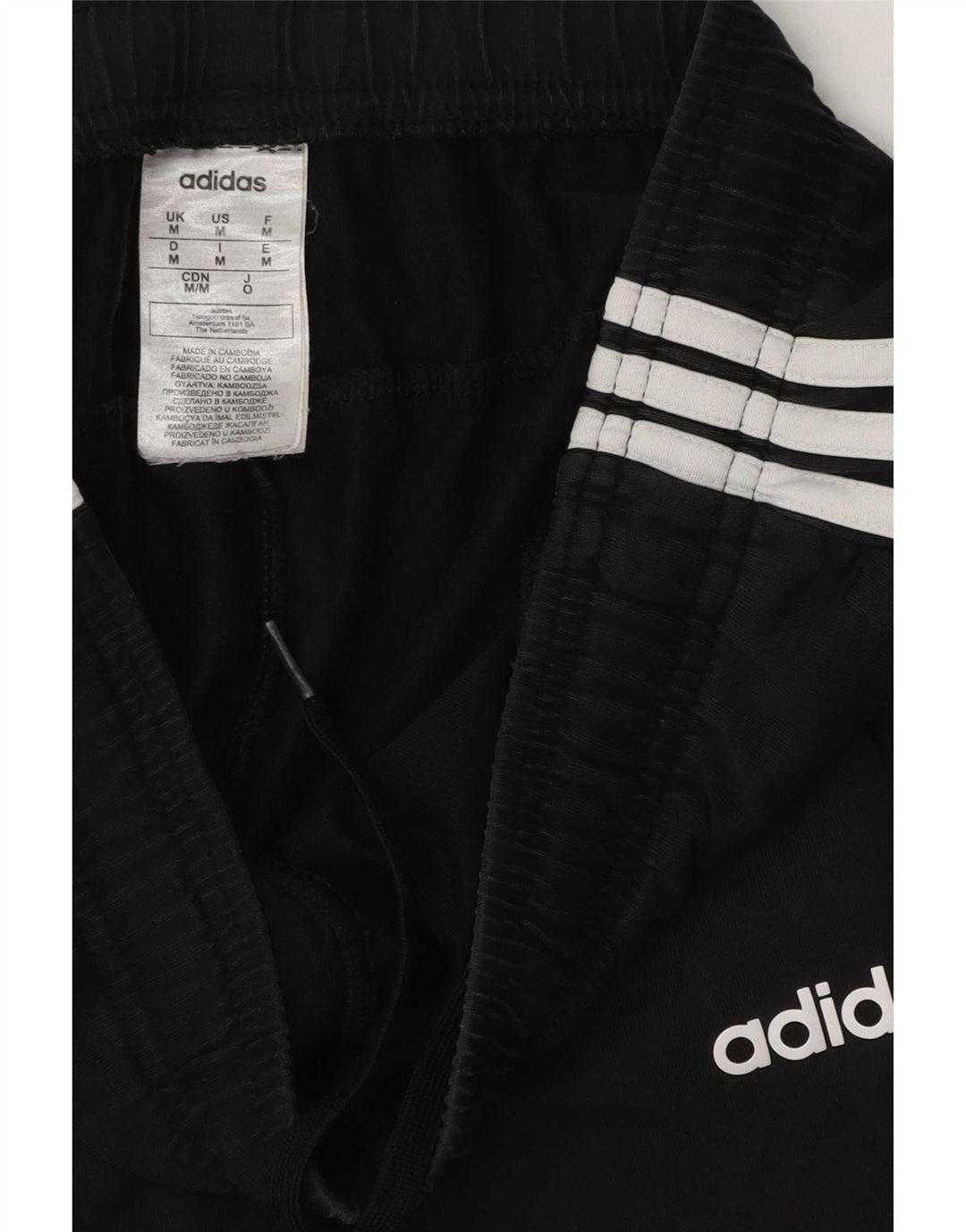 Calça Adidas Mens Treino Médio Algodão Preto