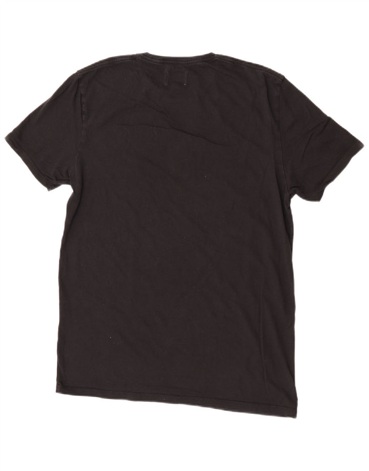 Camiseta feminina Levi's UK 14 grande algodão preto
