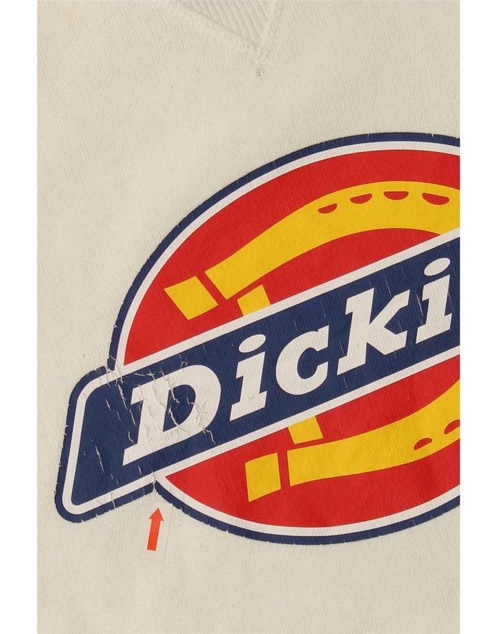 Dickies moletom gráfico masculino jumper XS algodão branco