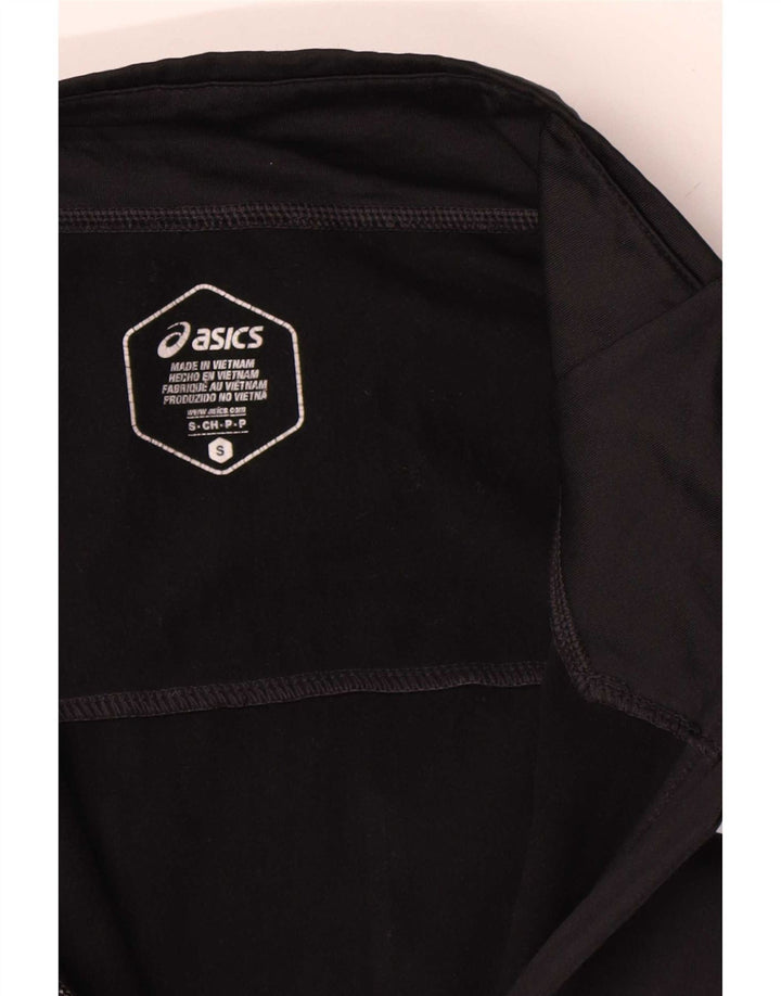 Asics Mens Tracksuit Top Jacket Pequeno Preto