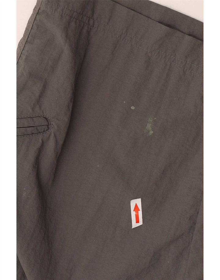 Shorts cargo feminino Mountain Warehouse UK 14 grande W34 cinza nylon