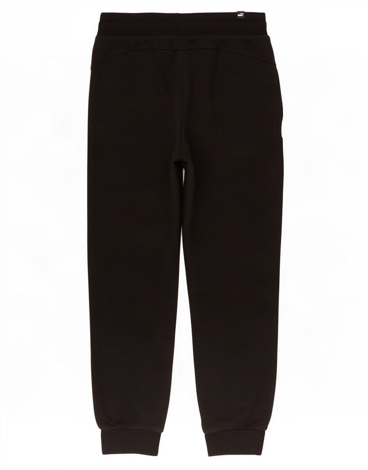 Calça de treino feminina Puma Joggers UK 10 pequeno poliéster preto