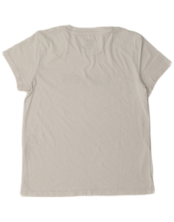 Camiseta feminina Levi's Oversized Graphic UK 10 pequena branca