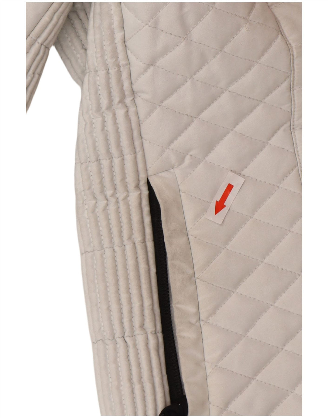 Jaqueta corta-vento feminina com capuz Colmar IT 44 médio branco esportivo