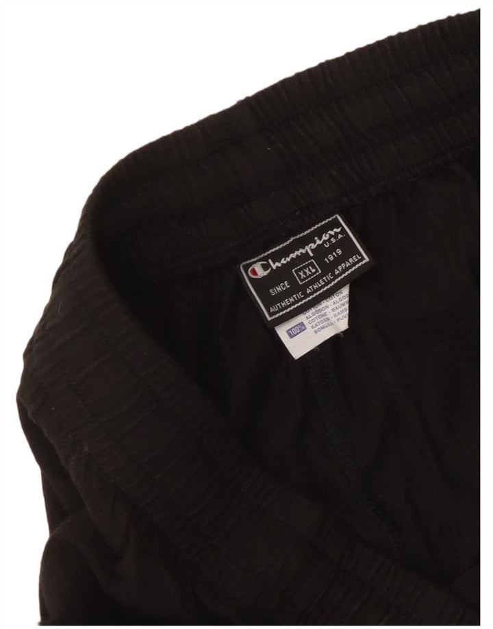 Shorts esportivos masculinos Champion 2XL algodão preto