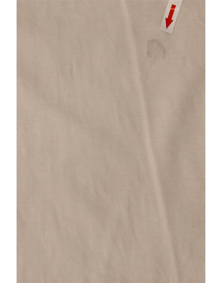 Camiseta Nike Masculina Loose Fit Top Médio Off White Algodão