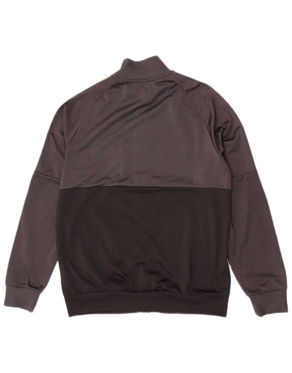Jaqueta Adidas Meninos Treino Top 13-14 Anos Cinza Colorblock Poliéster
