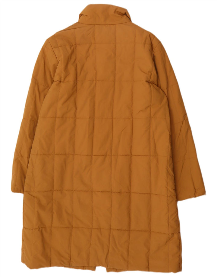 Casaco acolchoado feminino Slam UK 16 grande nylon marrom
