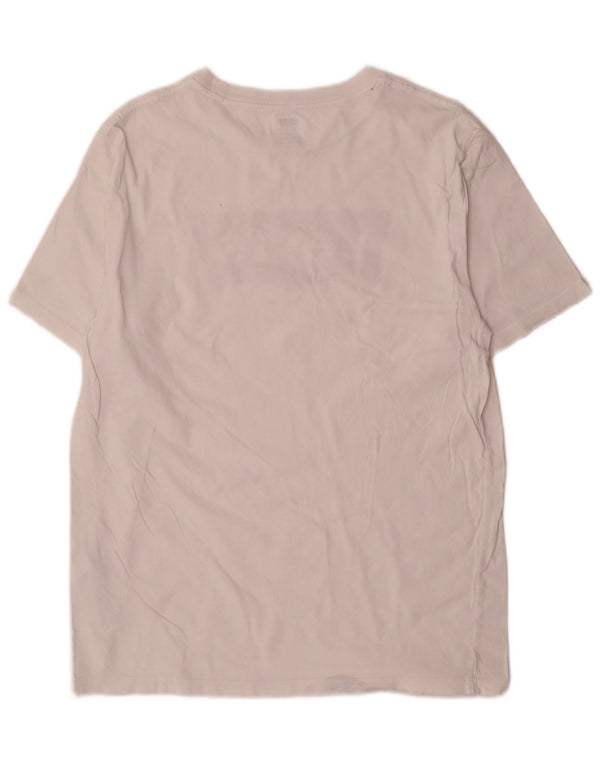 Camiseta masculina padrão Levi's com estampa gráfica média de algodão branco