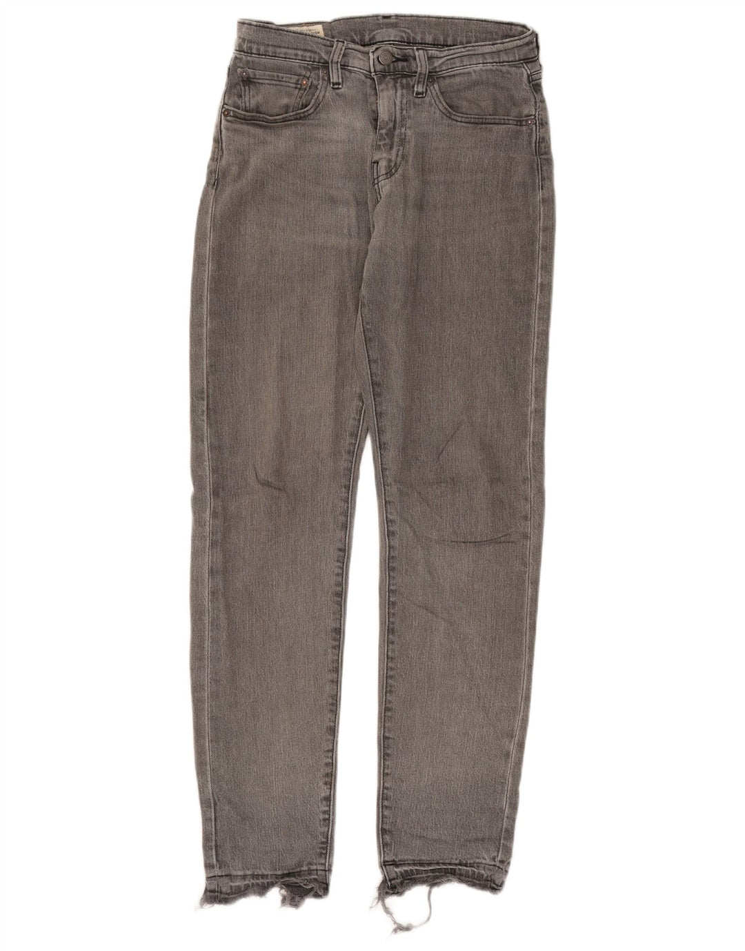 Levi's Mens Slim Jeans W28 L32 Cinza Algodão