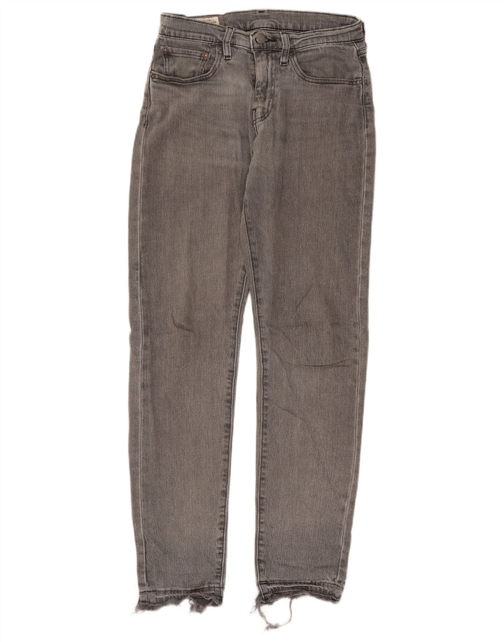 Levi's Mens Slim Jeans W28 L32 Cinza Algodão