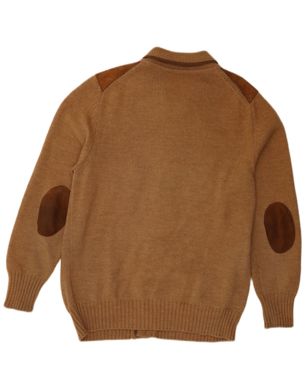Suéter Cardigan Masculino Vintage IT 56 XL Marrom