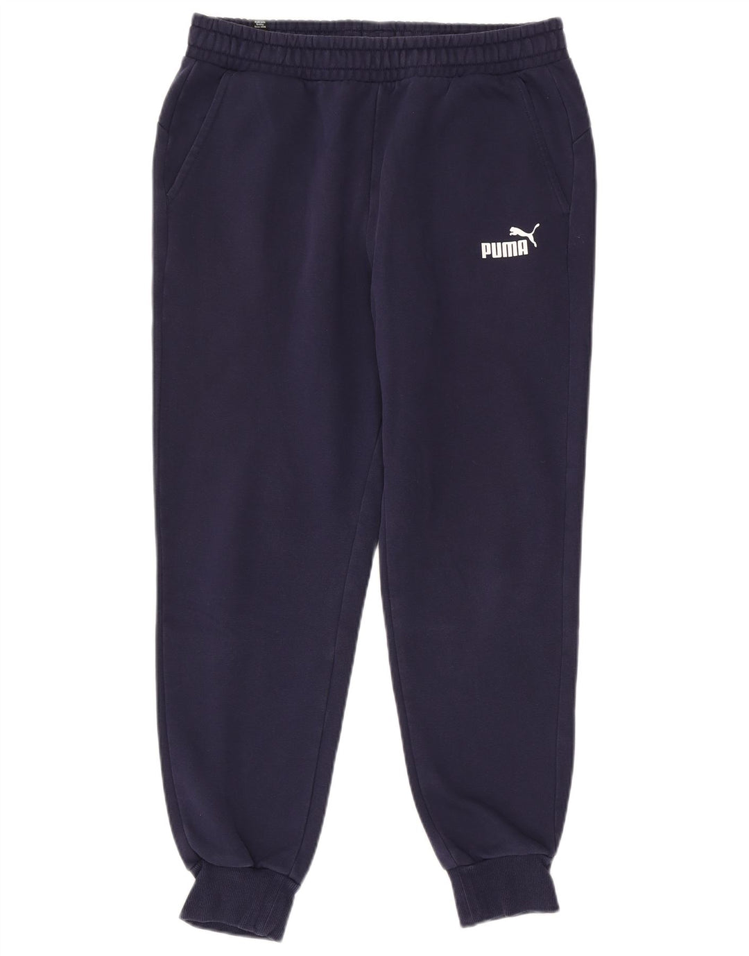 Calça de treino masculina Puma Joggers grande azul marinho