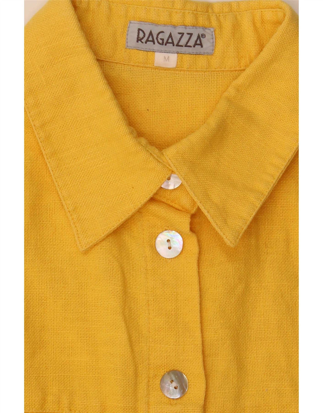 Blusa feminina sem mangas Ragazza Reino Unido 12 amarelo médio