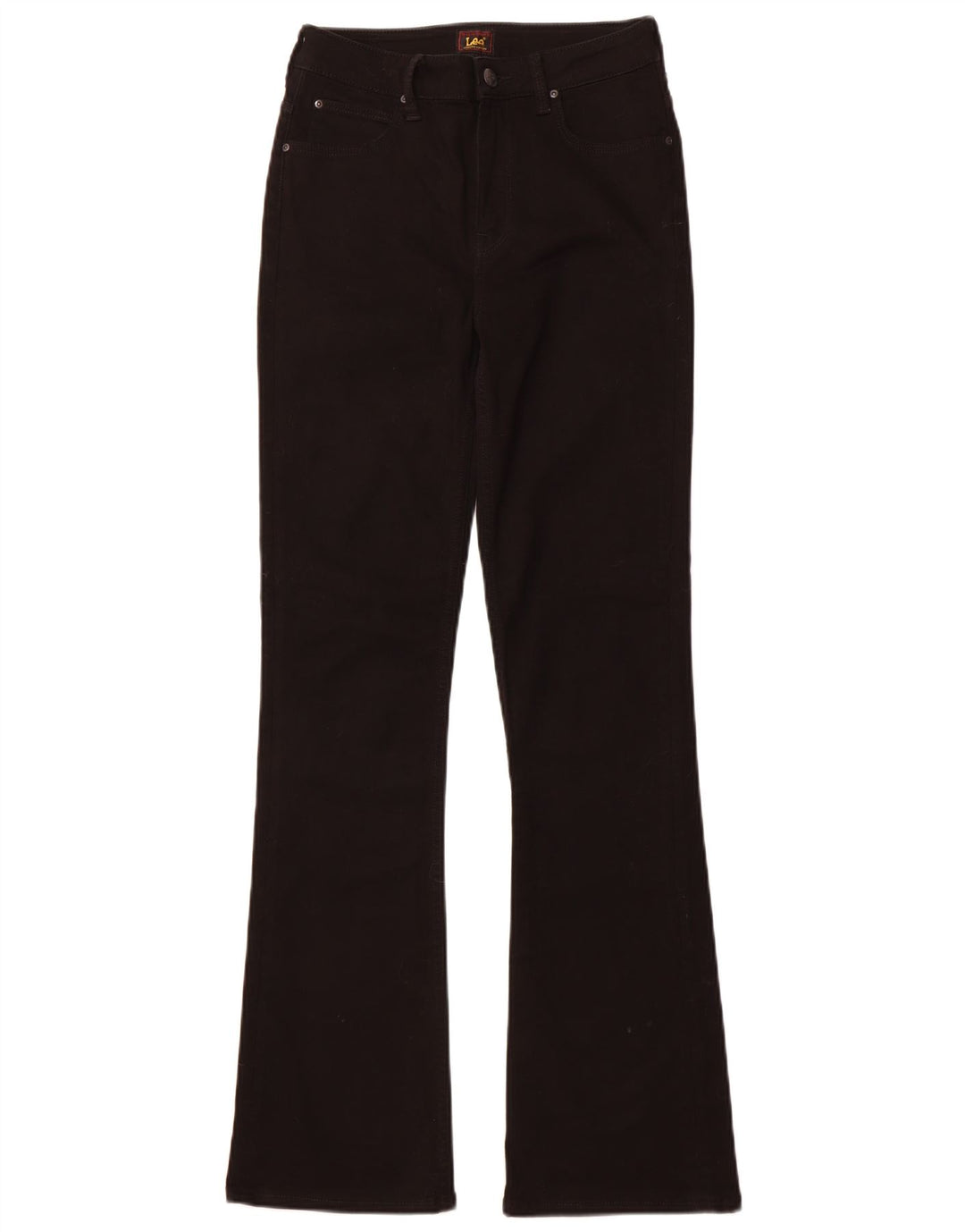 Lee Womens Breese Bootcut Jeans W28 L33 Algodão Preto