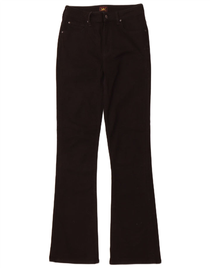 Lee Womens Breese Bootcut Jeans W28 L33 Algodão Preto