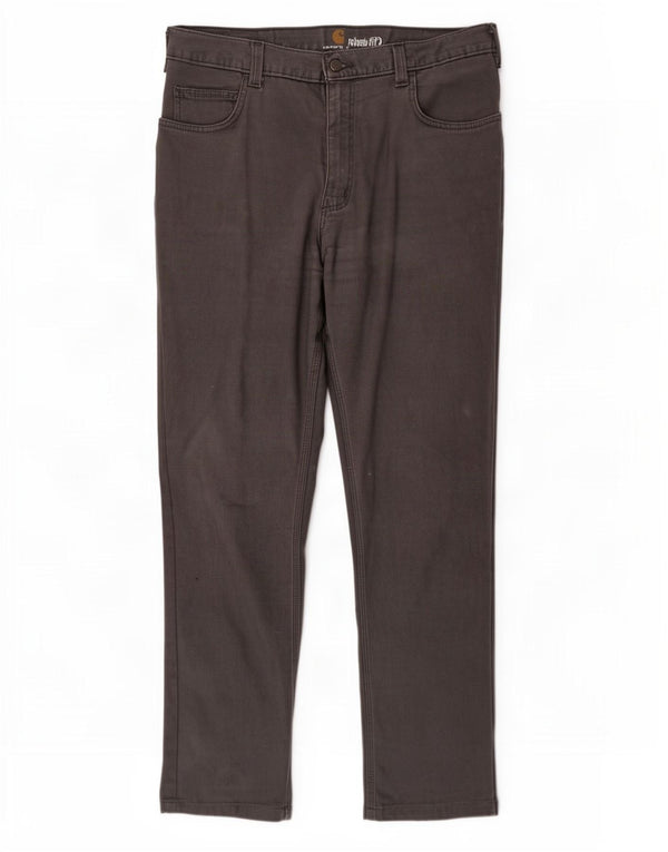 Calça Carhartt Masculina Relaxed Fit Cargo W34 L32 Algodão Cinza