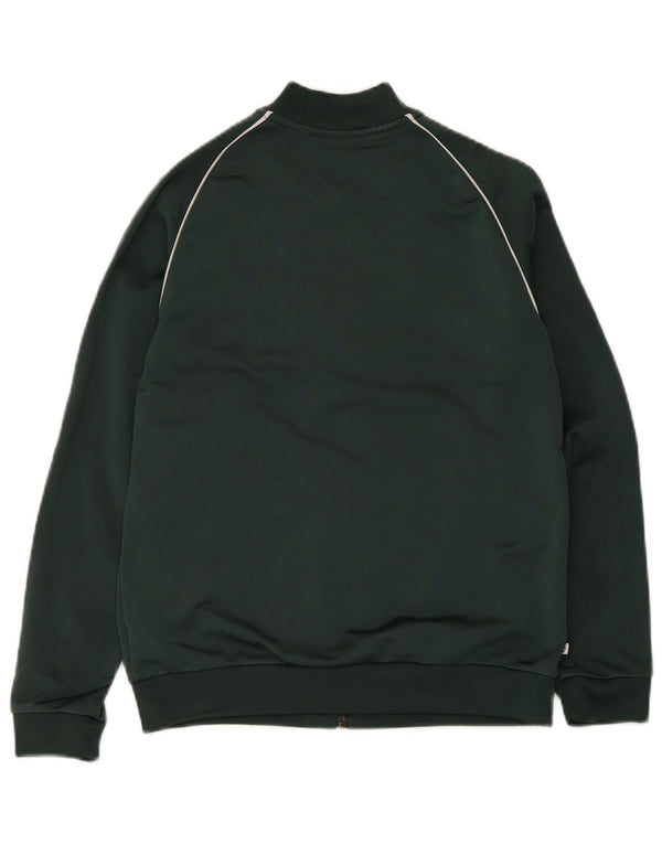Casaco de treino Adidas Boys 11-12 anos verde poliéster