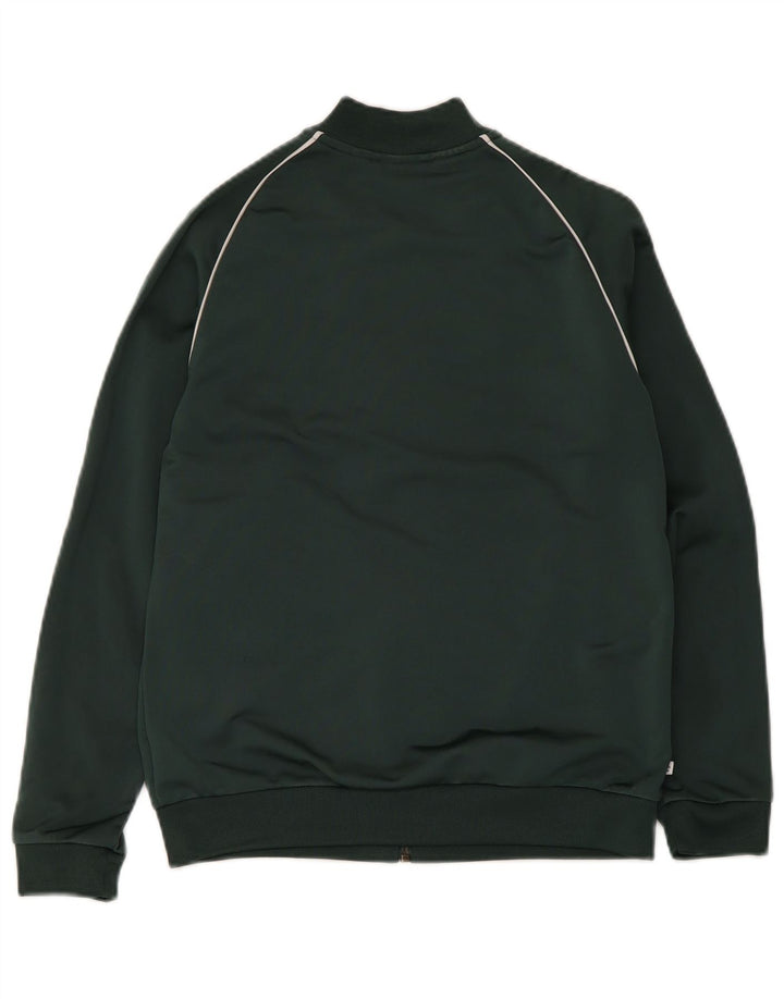 Casaco de treino Adidas Boys 11-12 anos verde poliéster