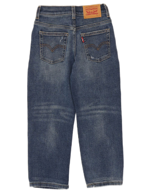 Jeans Levi's Girls Loose Fit Tapered 5-6 Anos W22 L19 Azul Algodão