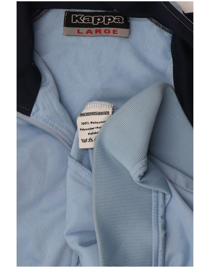 Jaqueta feminina Kappa UK 16 grande colorblock azul poliéster