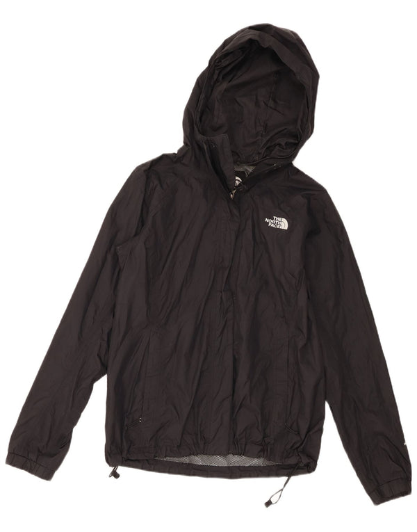Jaqueta de chuva feminina com capuz The North Face UK 10 pequena nylon preta
