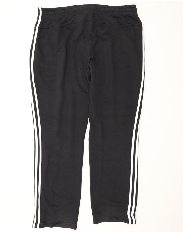 Adidas Womens Tracksuit Trousers UK 24/26 2XL  Black Cotton