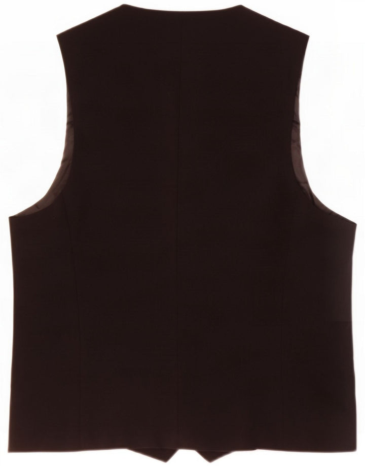 Colete feminino Zara UK 10 pequeno poliéster preto