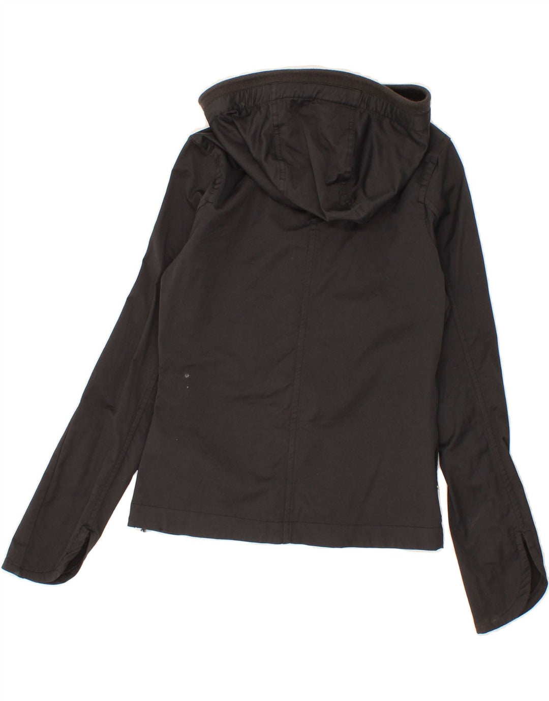NIKE Womens Zip Hoodie Sweater UK 8/10 Small Black Cotton Vintage Nike and Second-Hand Nike from Messina Hembry 