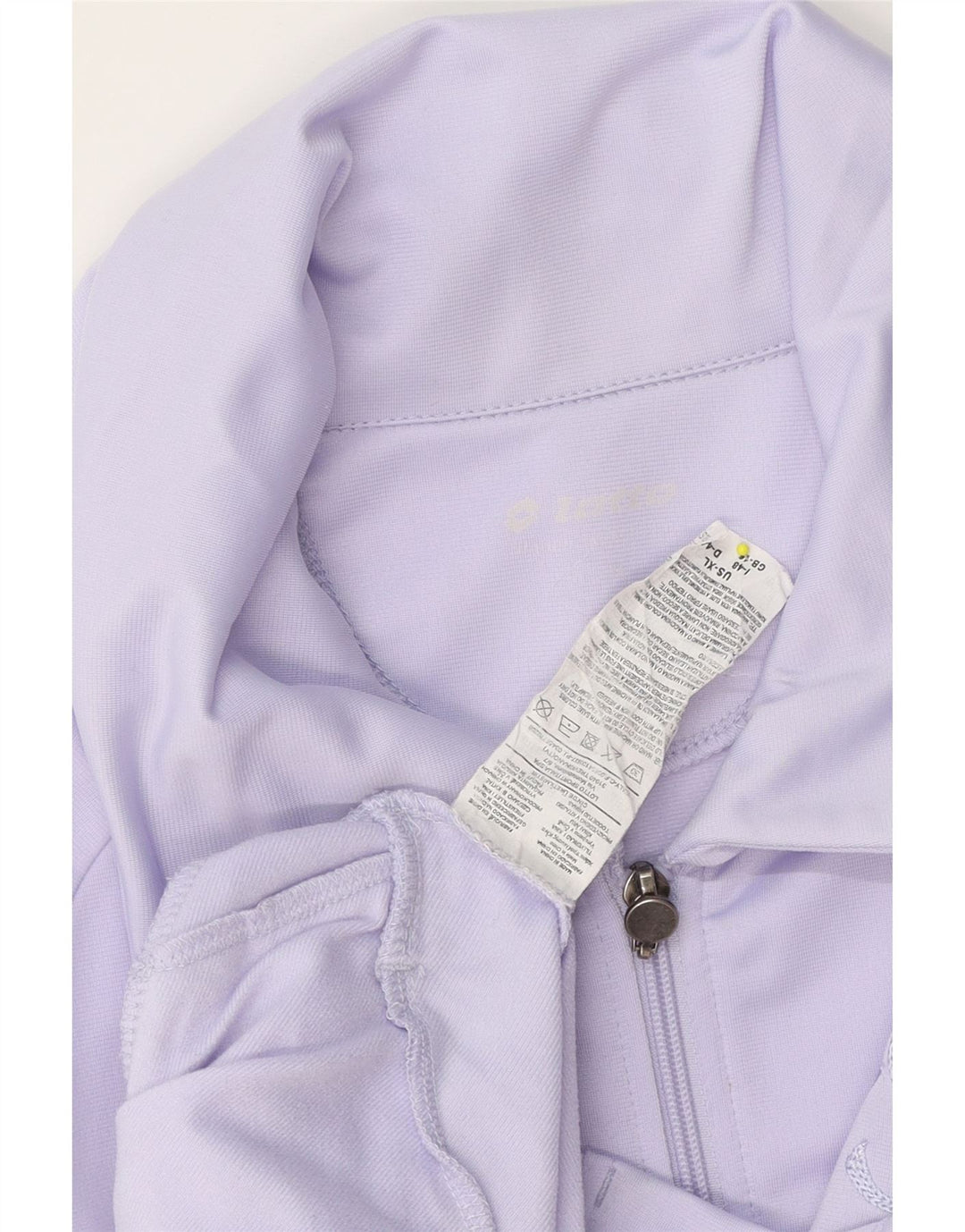 Lotto Womens Graphic Tracksuit Top Jacket UK 18 XL Roxo Poliéster