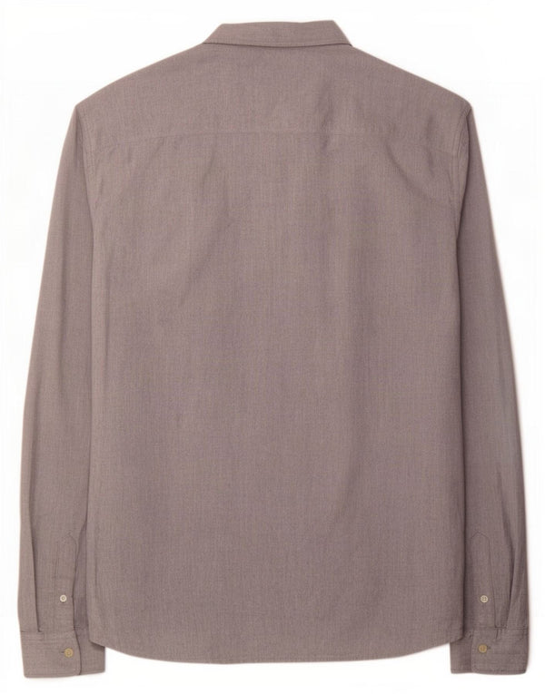 Camisa masculina All Saints XL algodão cinza