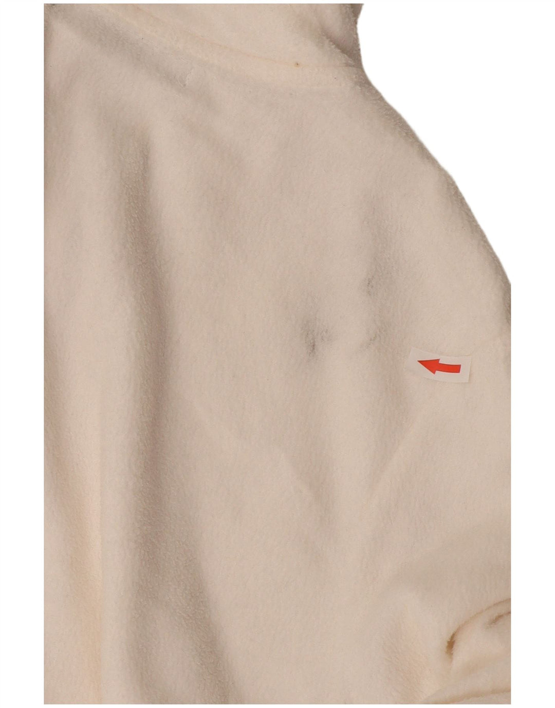 Jaqueta de lã feminina Marks & Spencer UK 12 poliéster branco médio