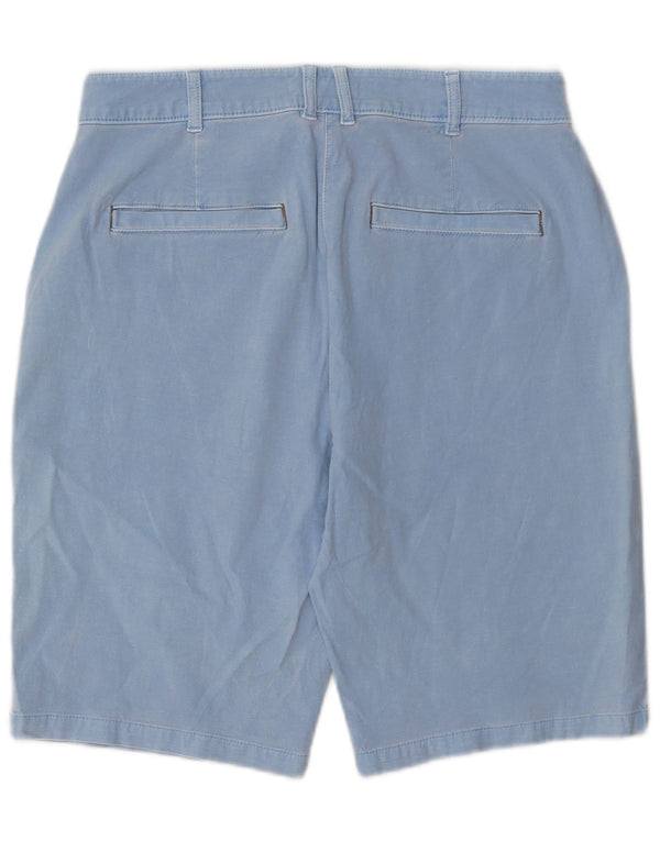 Shorts Chino Femininos White Stuff Reino Unido 10 Pequeno W28 Algodão Azul