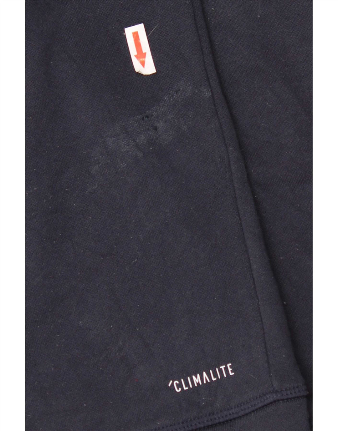 Suéter masculino Adidas Climalite Zip com capuz médio azul marinho poliéster