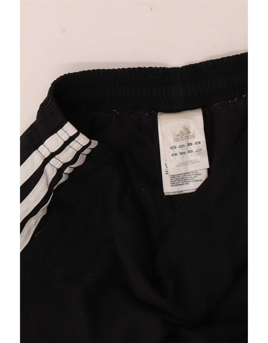 Adidas Womens Tracksuit Calças Joggers UK 10 Pequeno Poliéster Preto