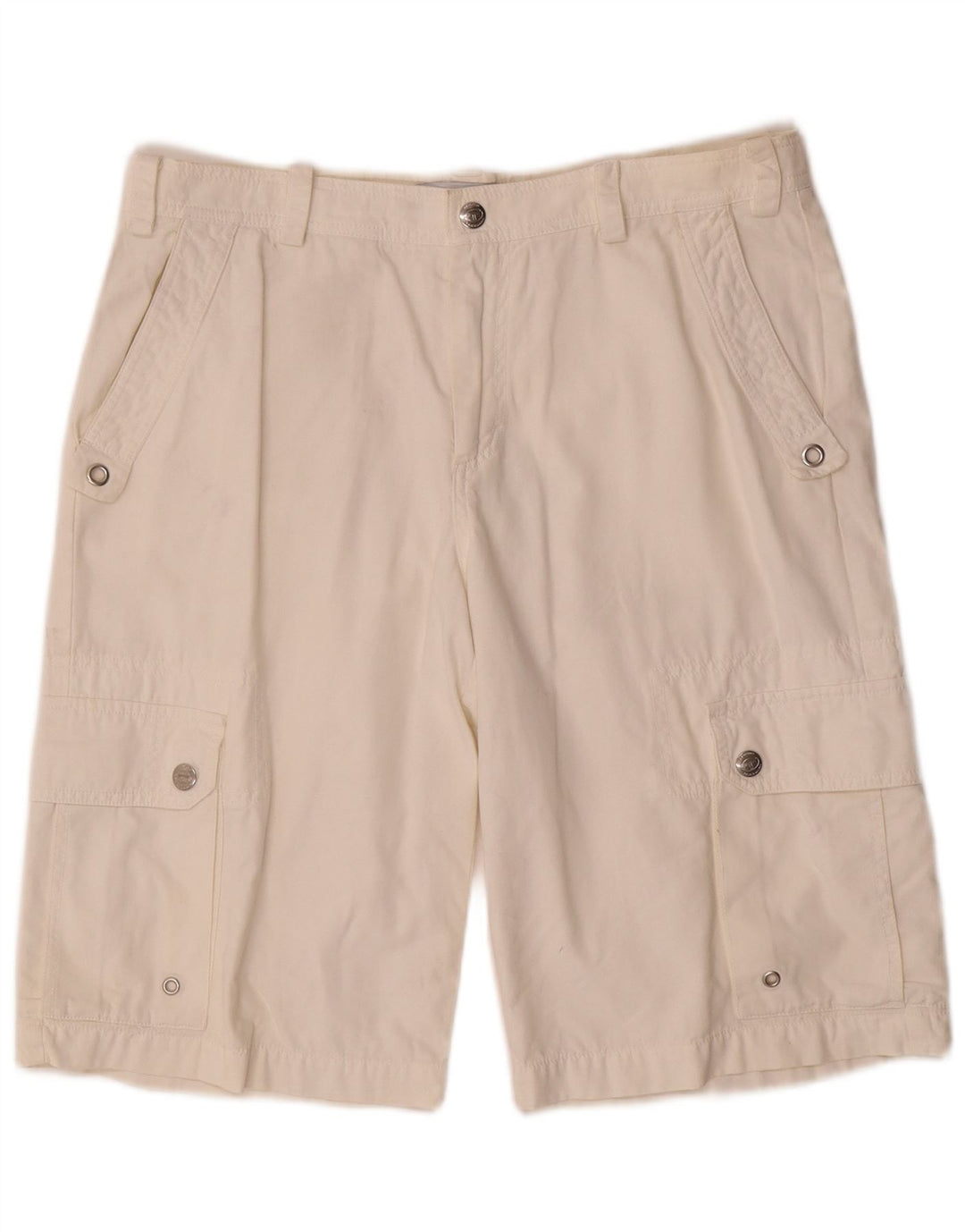 Shorts cargo masculino Sergio Tacchini W32 médio branco