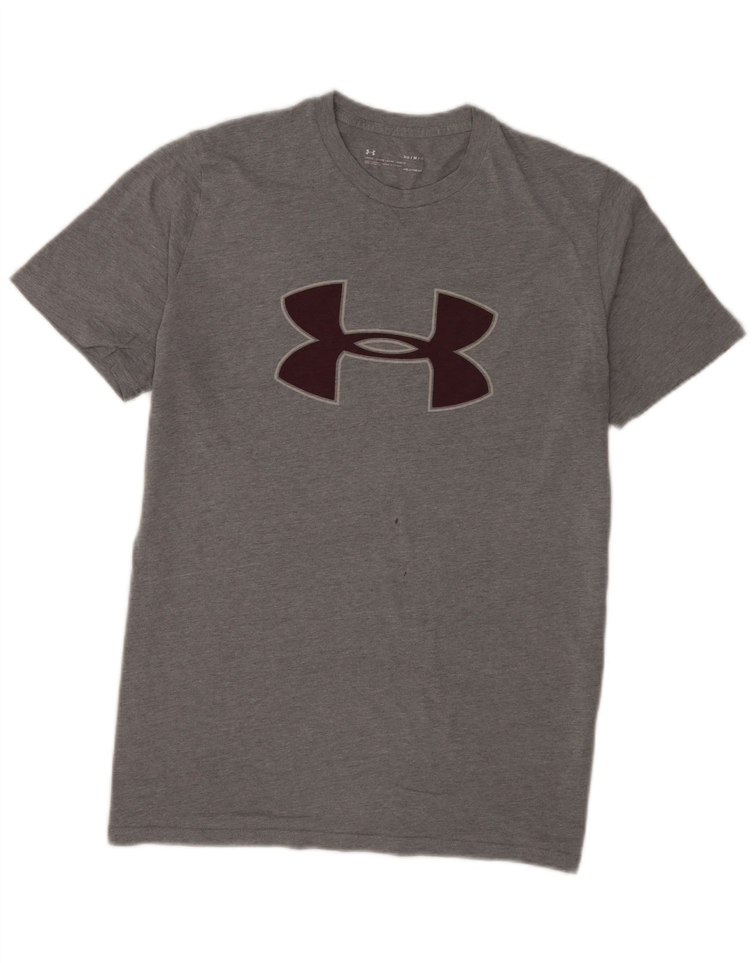 Camiseta masculina Under Armour Heat Gear Graphic cinza médio