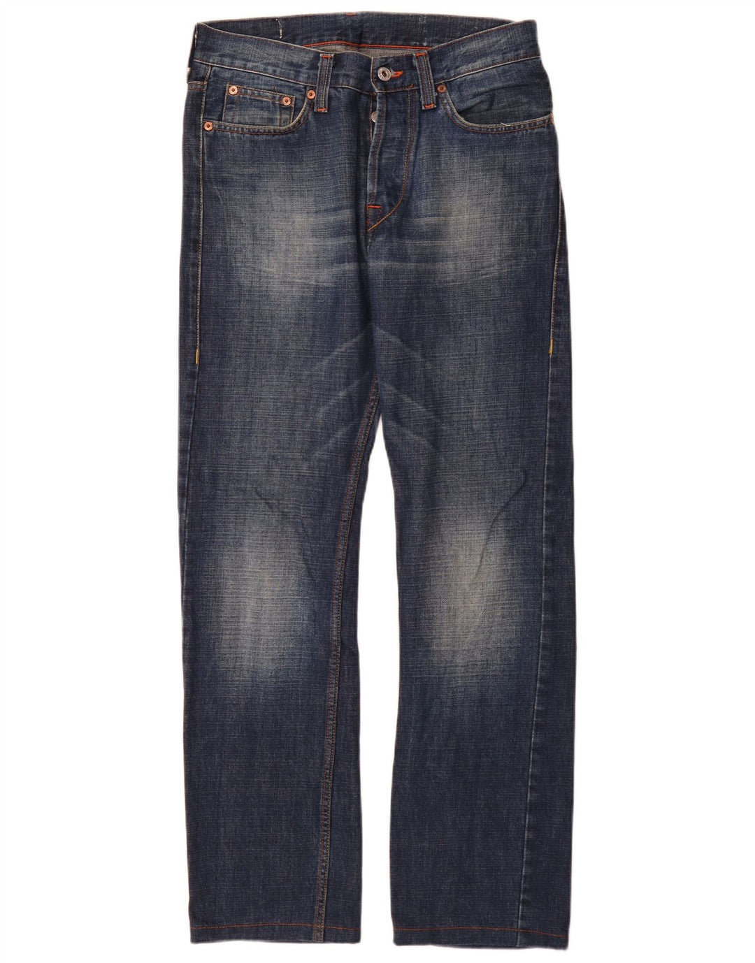 Casucci Calça Jeans Reta Masculina W32 L31 Azul Algodão
