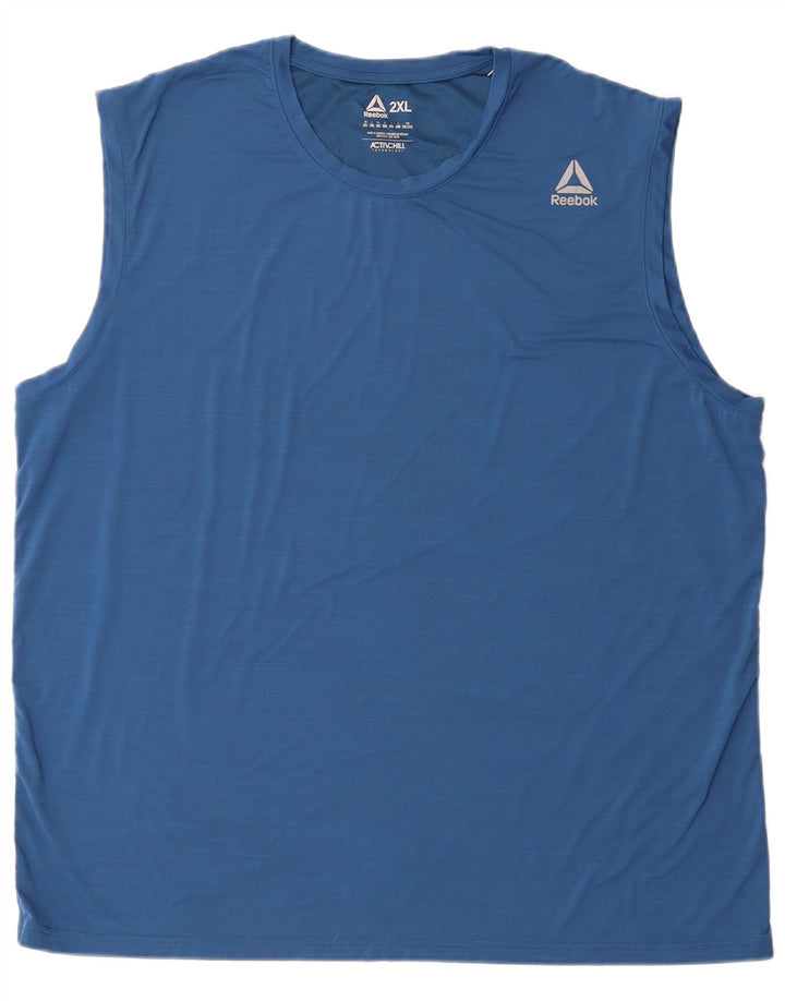 Colete masculino REEBOK Top 2XL poliamida azul