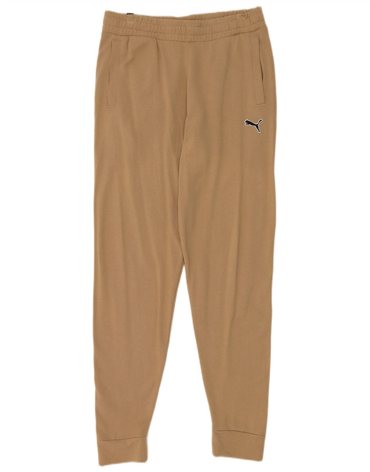 Calça de treino feminina Puma Joggers UK 14 Médio Bege