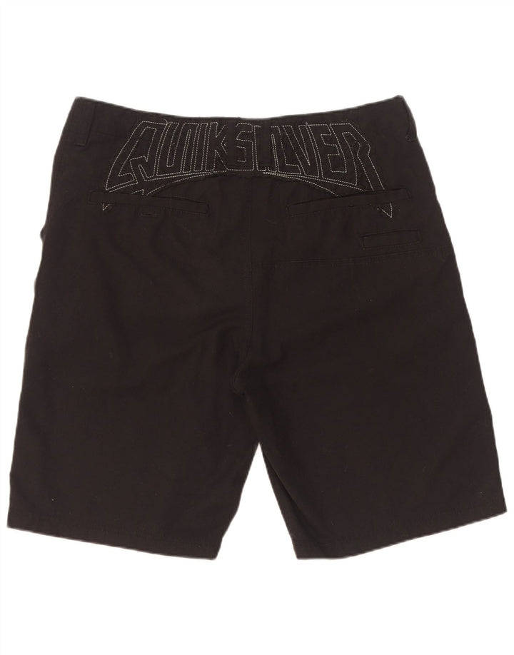 Quiksilver Mens Graphic Chino Shorts W34 Grande Poliéster Preto